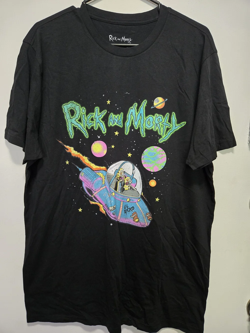Rick and Morty Black Graphic T-Shirt Size Large– Official Merch - Picture 4 of 6